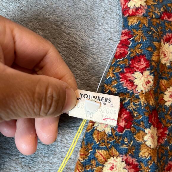 Vintage Dead’s Cottagecore Floral Skirt Boho Prairie A-Line Fall Academia SM - Picture 7 of 8